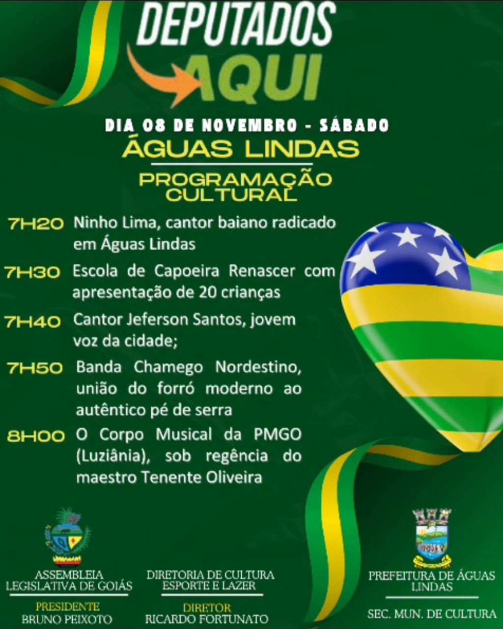 Alego leva cultura e cidadania a Águas Lindas de Goiás